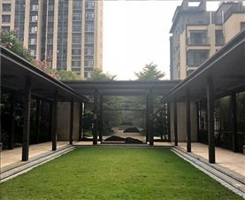 园艺雨棚钢结构-建筑园林景观