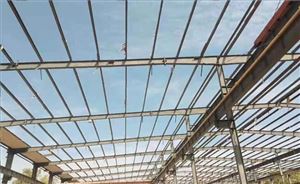 厂家现货钢结构 钢结构库房厂房 长55.5宽54.5高9米钢结构包安装