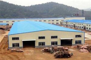 厂家东莞 钢结构厂房单跨双坡式厂房